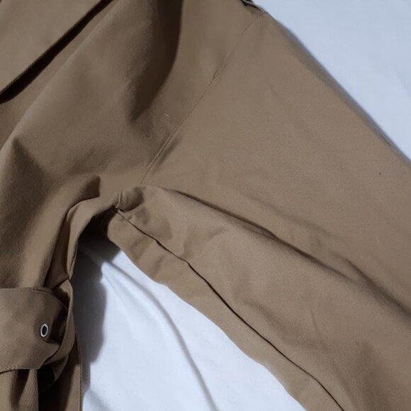 NWT Scotch & Soda camel tan brown belted trench coat, XL - Picture 12 of 13